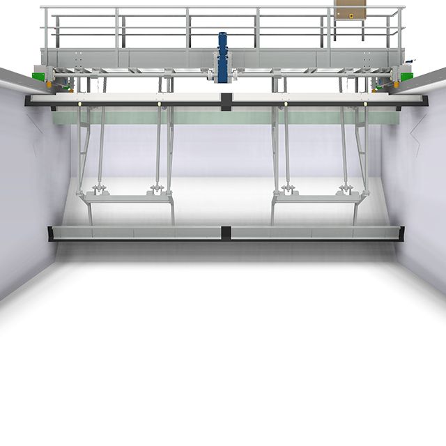Raspadores puente móvile